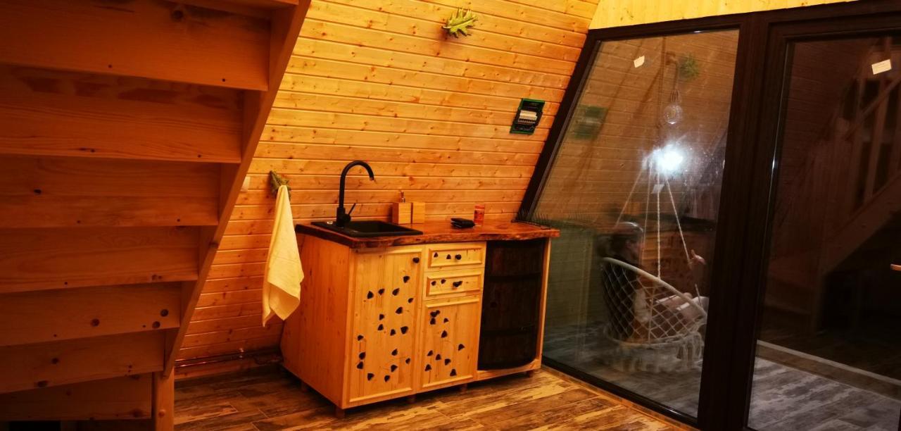 Casa - Cabana Tip A Frame, Cerna, Vaideeni, Valcea Cerna  Bagian luar foto