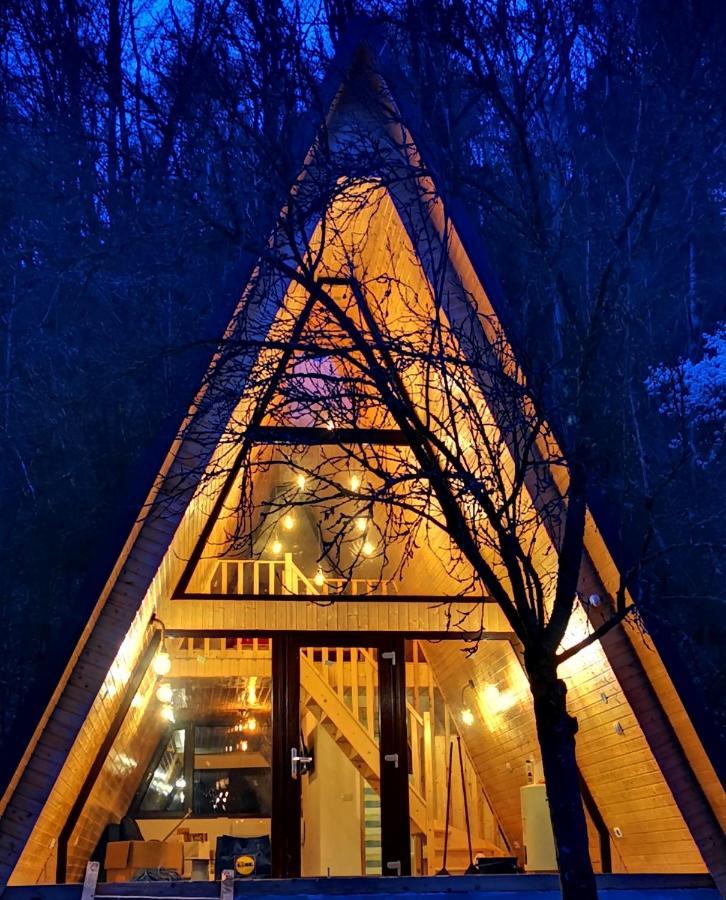 Casa - Cabana Tip A Frame, Cerna, Vaideeni, Valcea Cerna  Bagian luar foto
