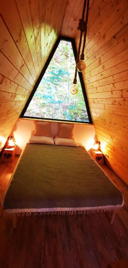 Casa - Cabana Tip A Frame, Cerna, Vaideeni, Valcea Cerna  Bagian luar foto